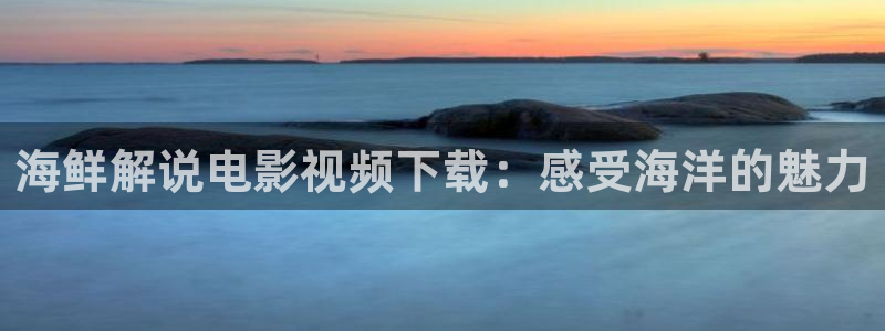 新视觉影院鸭王：海鲜解说电影视频下载：感受海洋的魅力